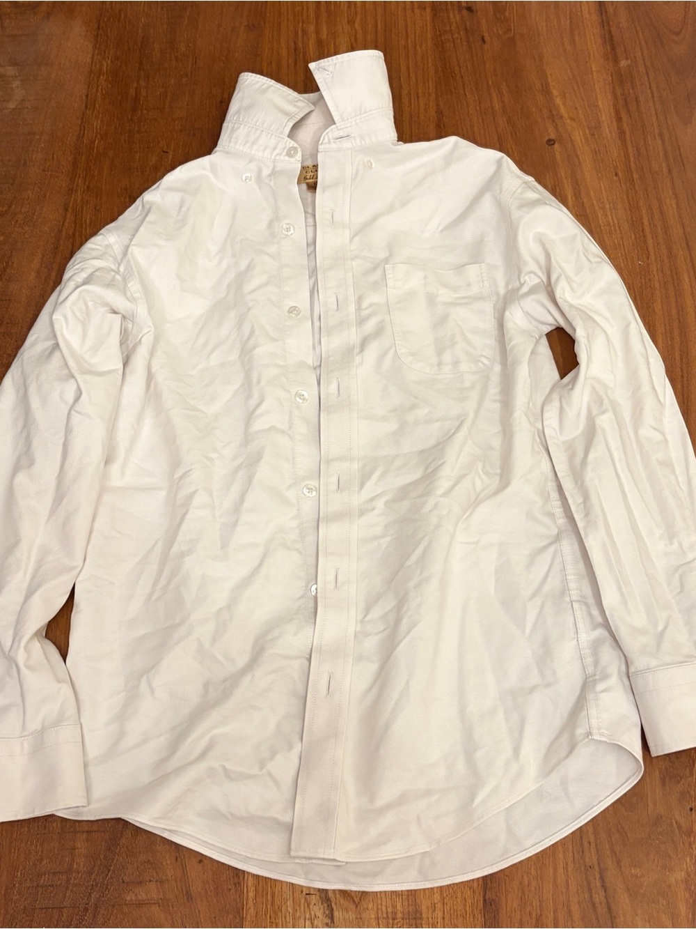 Classic White Button-Down Shirt